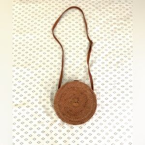 Circle Wicker Bag